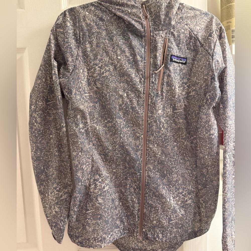 Patagonia Women’s Marbled Light Rain Jacket - Gray